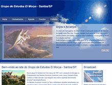 Tablet Screenshot of elmorya.org.br